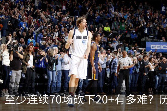 至少连续70场砍下20+有多难？历史仅6人做到，亚历山大独一档